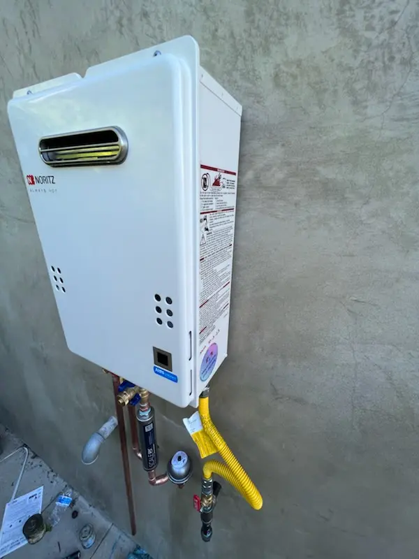 Tankless water heater installation for Orange Heights homes